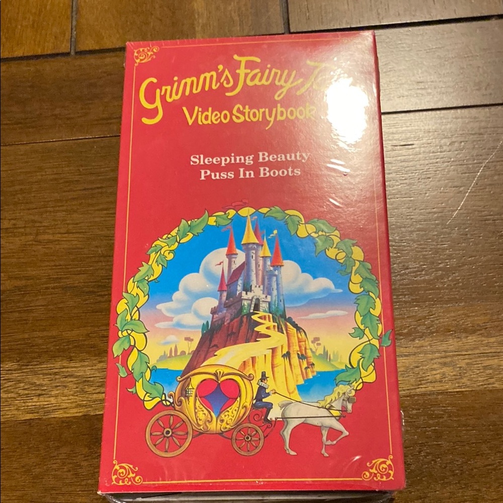 Grimm's Fairy Tales Video Storybook VHS - Sleeping Beauty and Puss in Boots '92